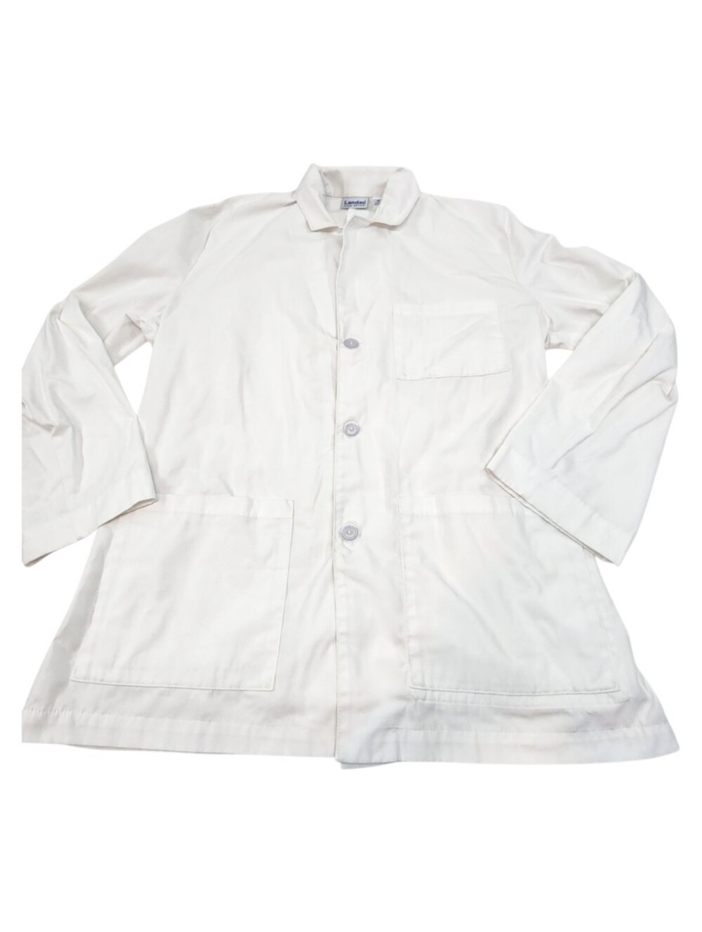White Landau consultation lab coat, size 40